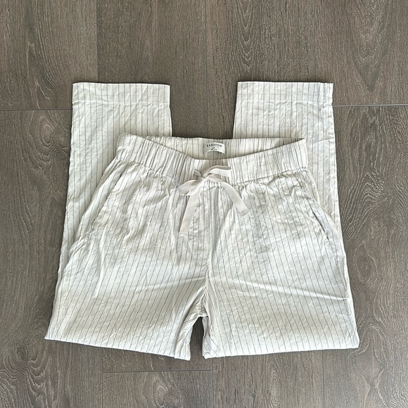 Aritzia babaton errol pants linen ankle trousers small - Picture 5 of 11